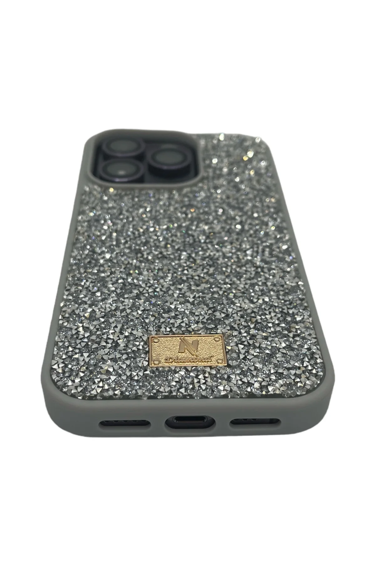 Apple iPhone 14 Pro Max Premium Stone Silikon Kapak Mor Apple iPhone 14 Pro Max Premium Stone Silikon Kapak Mor
