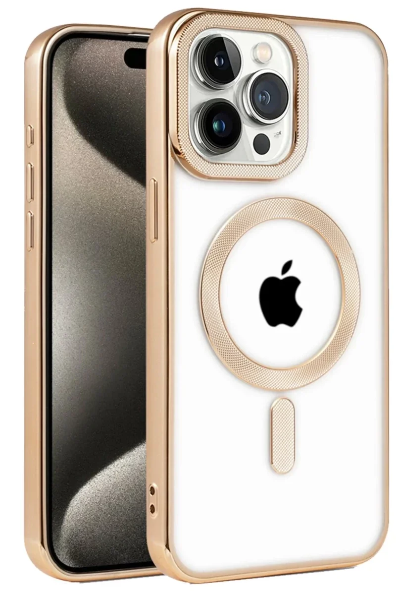 Apple iPhone 14 Pro Kılıf Kronos Magsafe Kapak - Gold Fiyatı, Yorumları ve Özellikleri