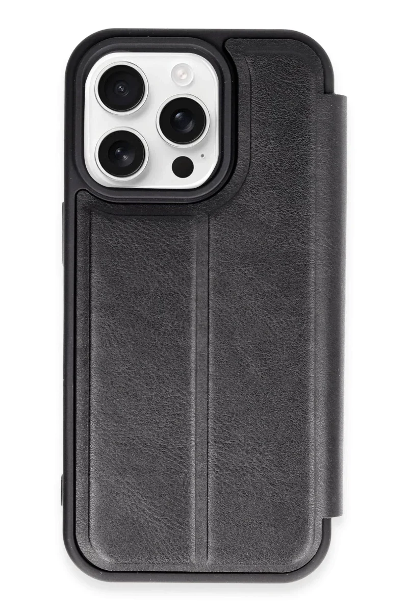 Apple iPhone 14 Pro Max Kılıf Flip Cover - Siyah Apple iPhone 14 Pro Max Kılıf Flip Cover - Siyah