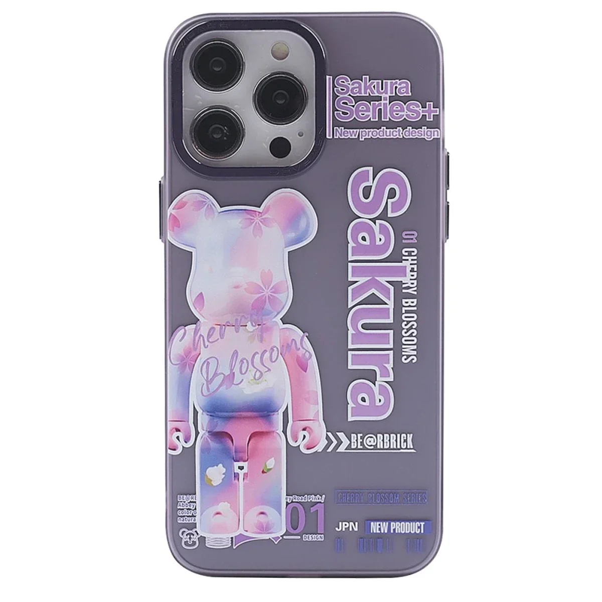Apple iPhone 14 Pro Max Kılıf Prada Desenli Kapak - Prada Mor - 1