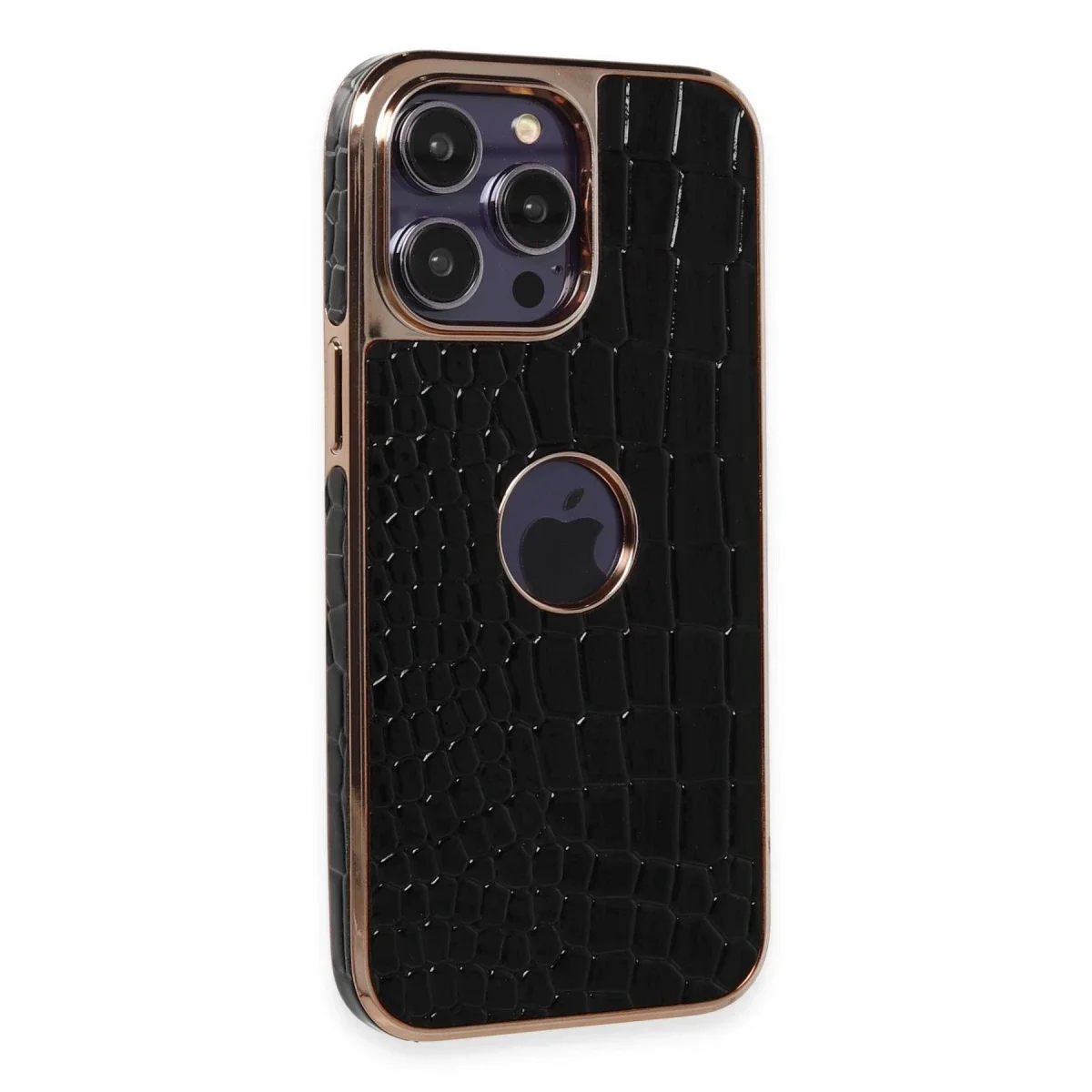 Apple iPhone 14 Pro Max Kılıf Snake Kapak - Siyah