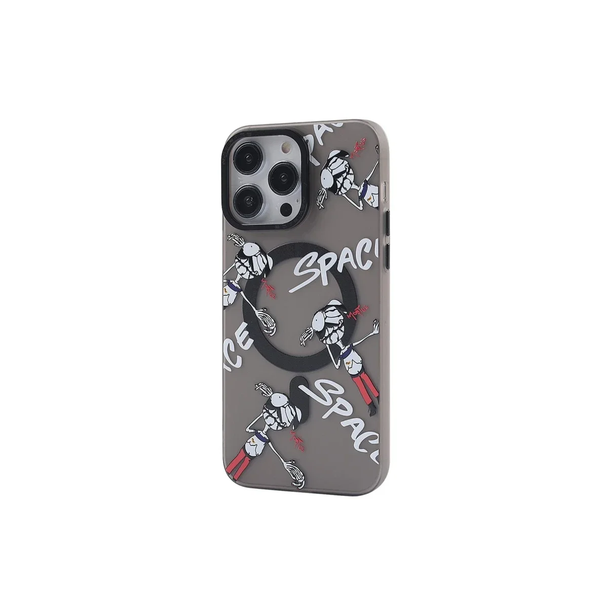 Apple iPhone 14 Pro Kılıf Apollo Magneticsafe Desenli Kapak - Apollo Siyah - 3 Apple iPhone 14 Pro Kılıf Apollo Magneticsafe Desenli Kapak - Apollo Siyah - 3