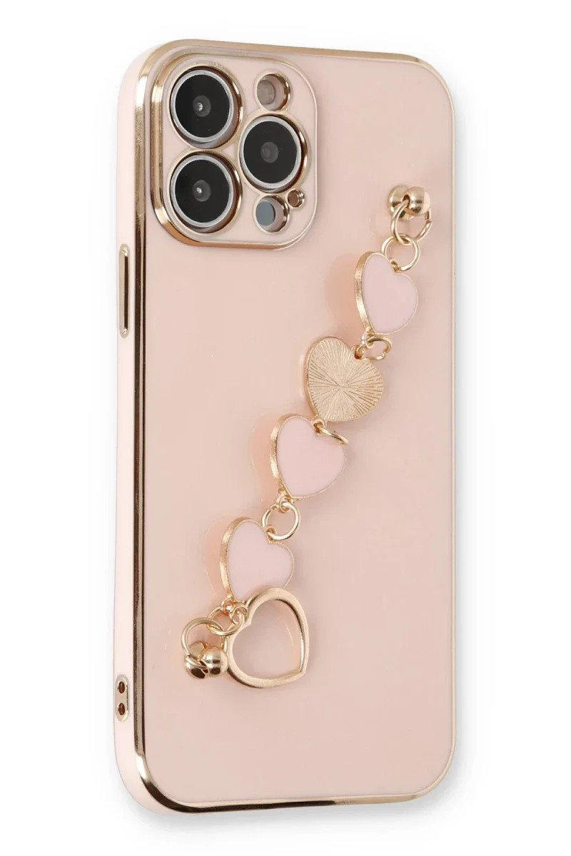 Apple iPhone 14 Pro Kılıf Esila Silikon - Pudra
