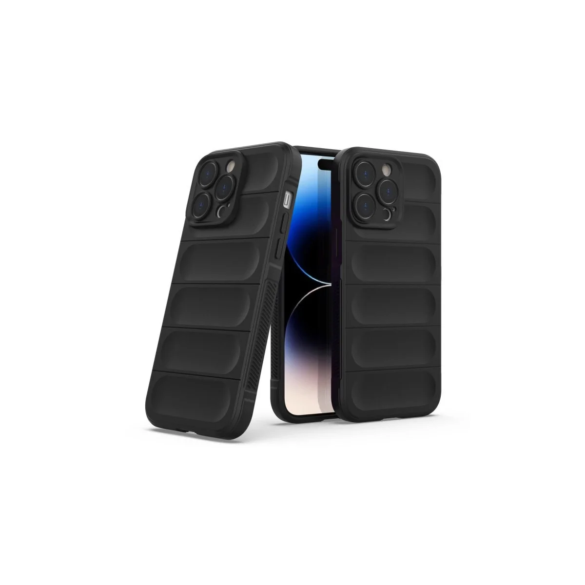 Apple İphone 14 Pro Max Kılıf Optimum Silikon - Siyah Apple İphone 14 Pro Max Kılıf Optimum Silikon - Siyah