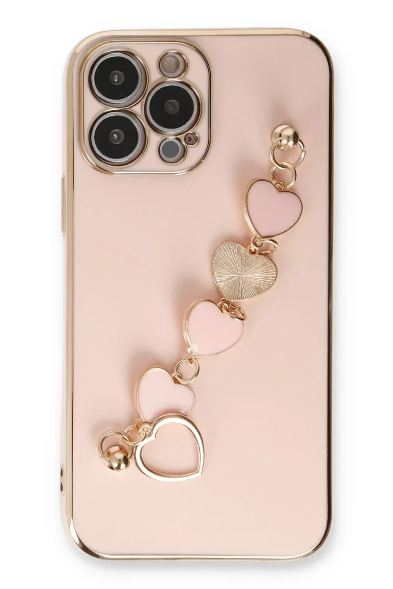 Apple iPhone 14 Pro Kılıf Esila Silikon - Pudra