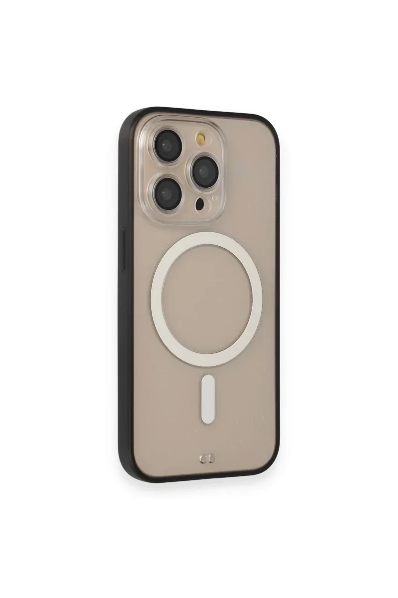Apple iPhone 14 Pro Kılıf Grand Magneticsafe Kapak - Siyah Apple iPhone 14 Pro Kılıf Grand Magneticsafe Kapak - Siyah