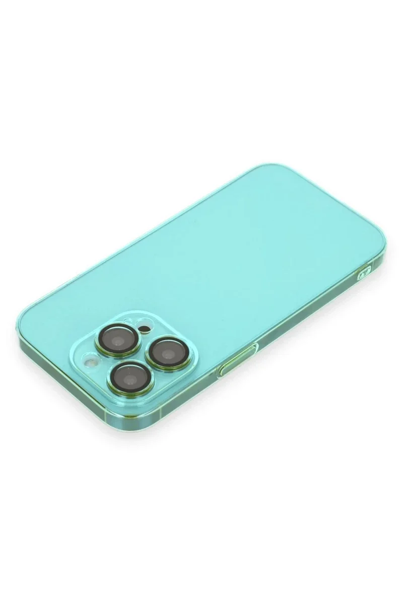 Apple iPhone 14 Pro Max Kılıf Armada Lensli Kapak - Yeşil