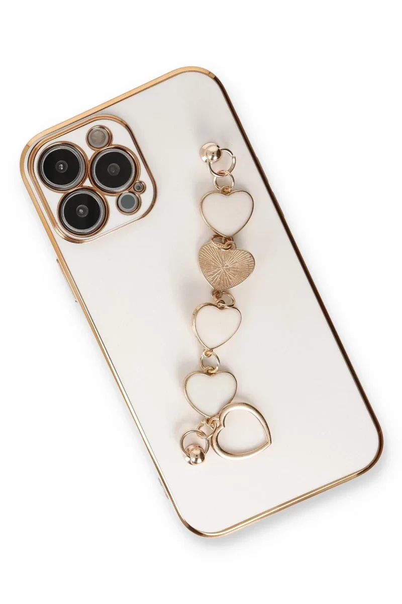 Apple iPhone 14 Pro Kılıf Esila Silikon - Beyaz Apple iPhone 14 Pro Kılıf Esila Silikon - Beyaz