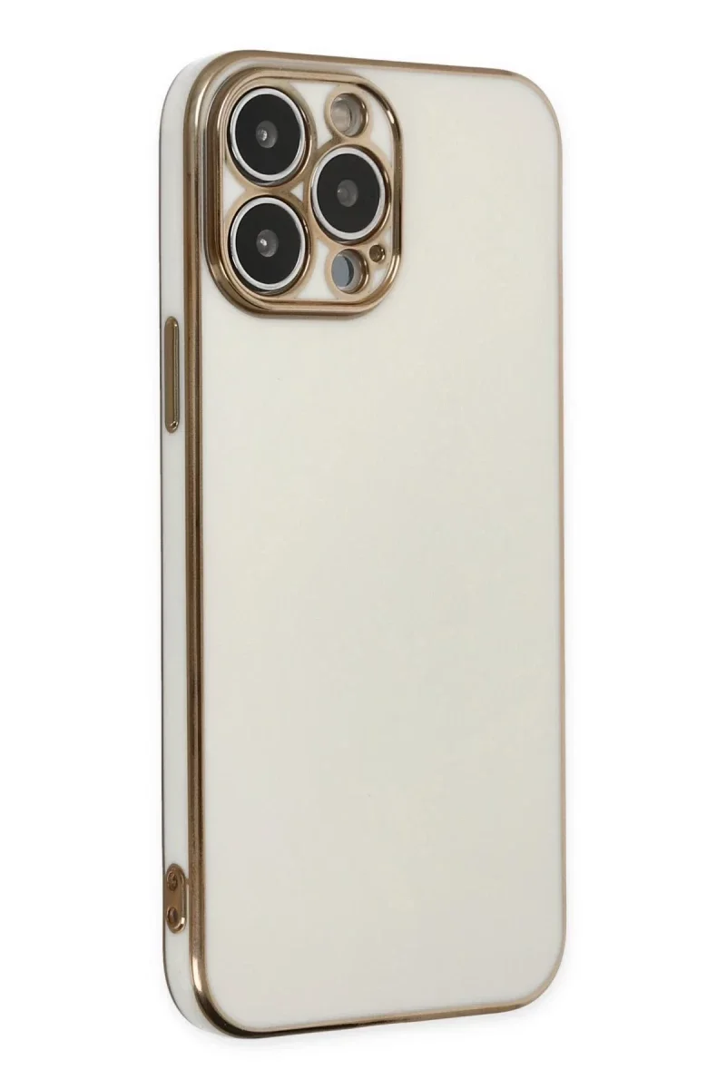 Apple iPhone 14 Pro Kılıf Volet Silikon - Beyaz Apple iPhone 14 Pro Kılıf Volet Silikon - Beyaz