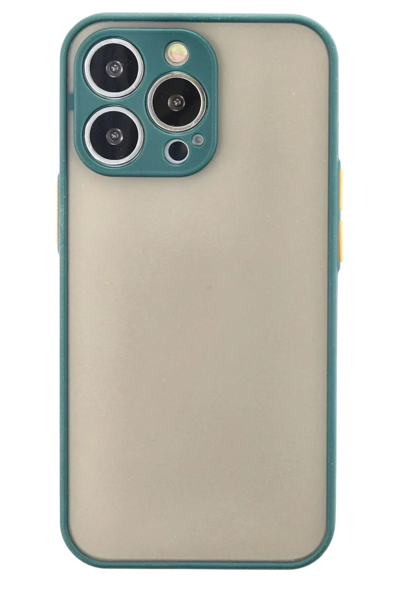 Apple iPhone 14 Pro Max Kılıf Montreal Silikon Kapak - Yeşil Apple iPhone 14 Pro Max Kılıf Montreal Silikon Kapak - Yeşil