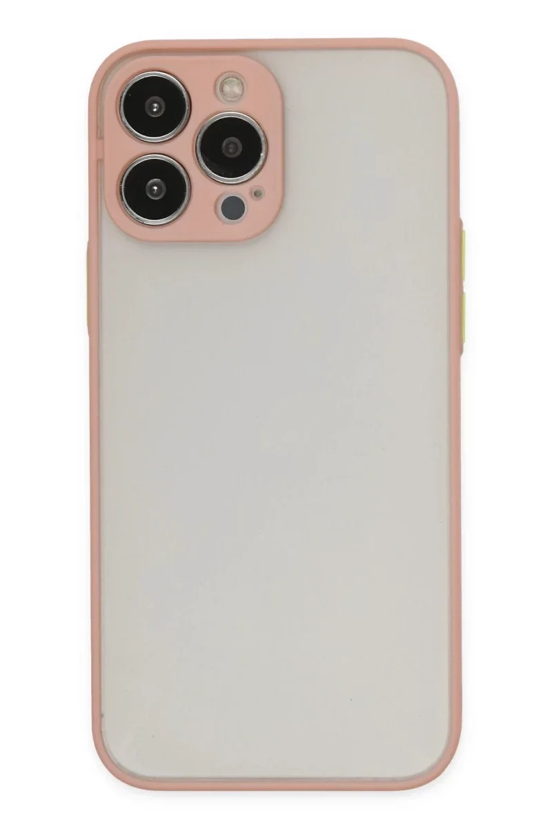 Apple iPhone 14 Pro Kılıf Montreal Silikon Kapak - Pembe Apple iPhone 14 Pro Kılıf Montreal Silikon Kapak - Pembe