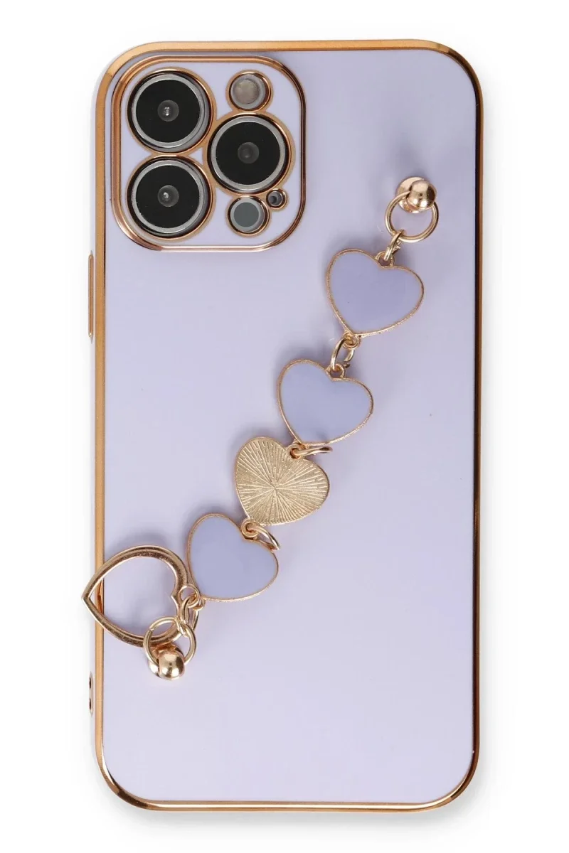 Apple iPhone 14 Pro Kılıf Esila Silikon - Lila