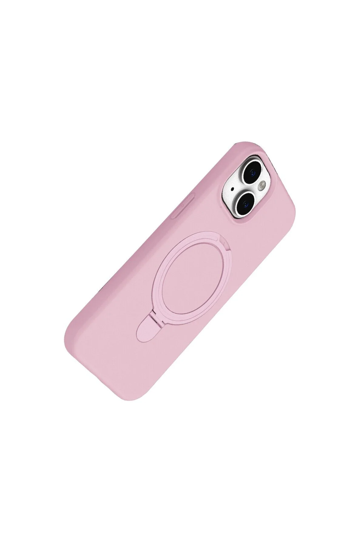 Apple İphone 14 Regal Magsafe Standlı Kapak - Açık Pembe Apple İphone 14 Regal Magsafe Standlı Kapak - Açık Pembe