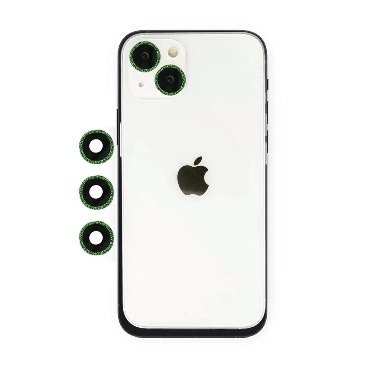 Apple iPhone 14 Shine Kamera Lens - Yeşil Apple iPhone 14 Shine Kamera Lens - Yeşil