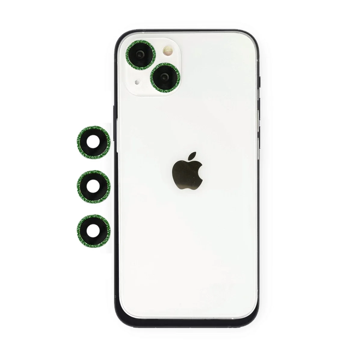 Apple iPhone 14 Shine Kamera Lens - Yeşil Apple iPhone 14 Shine Kamera Lens - Yeşil