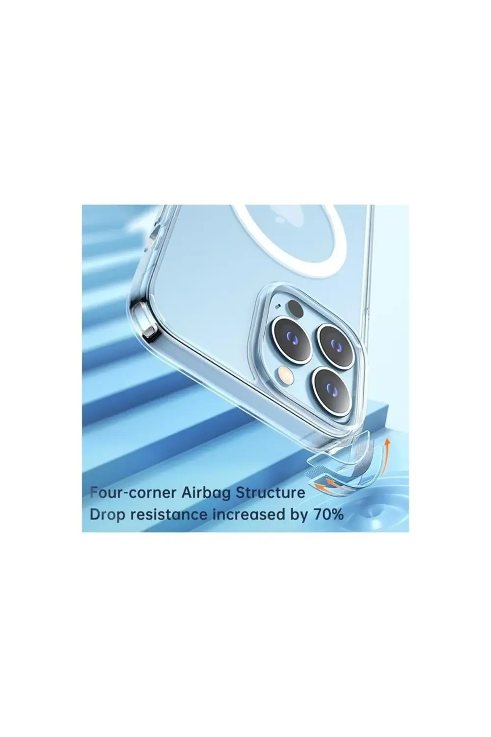 Apple  Iphone 14 Uyumlu Seffaf Magsafe Kilif Pc-3090 558403294