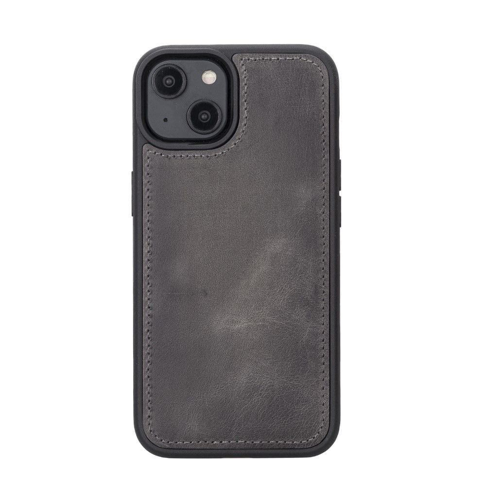 Apple iPhone 14 Uyumlu Deri Cüzdanlı Kılıf MWWN VS4EF Gri Apple iPhone 14 Uyumlu Deri Cüzdanlı Kılıf MWWN VS4EF Gri