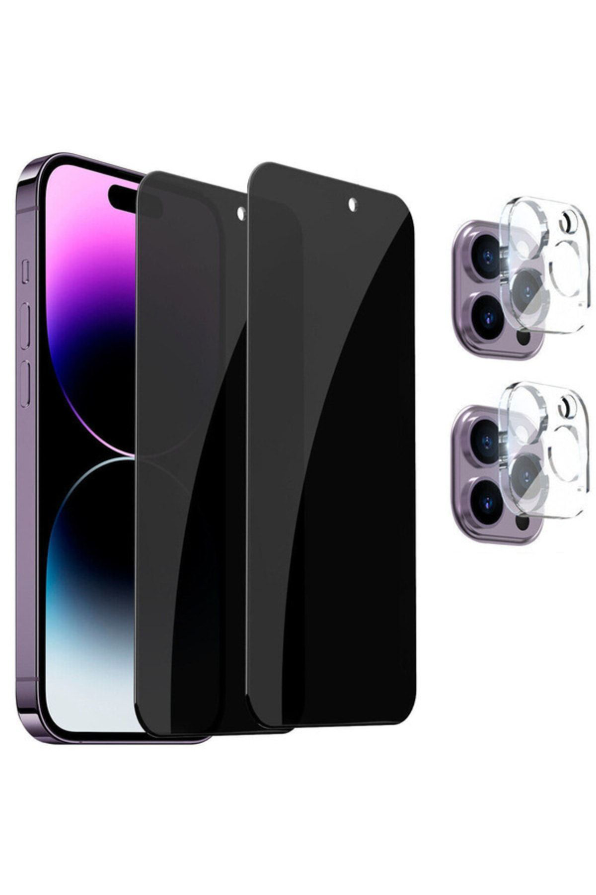 Apple Iphone 14 Pro Max Uyumlu Hayalet Ekran Kamera Lens Koruyucu