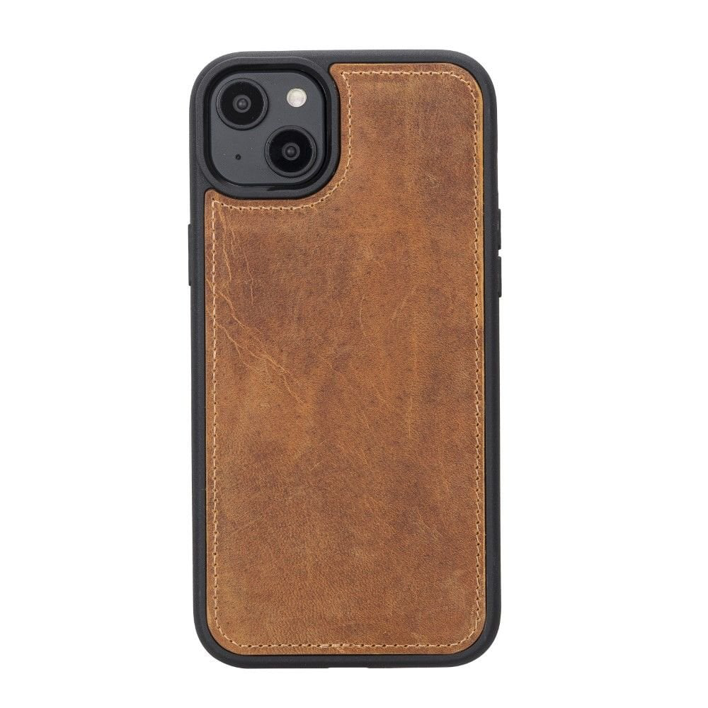 Apple iPhone 14 Plus Uyumlu Deri Cüzdanlı Kılıf MWWN G19 Taba Apple iPhone 14 Plus Uyumlu Deri Cüzdanlı Kılıf MWWN G19 Taba