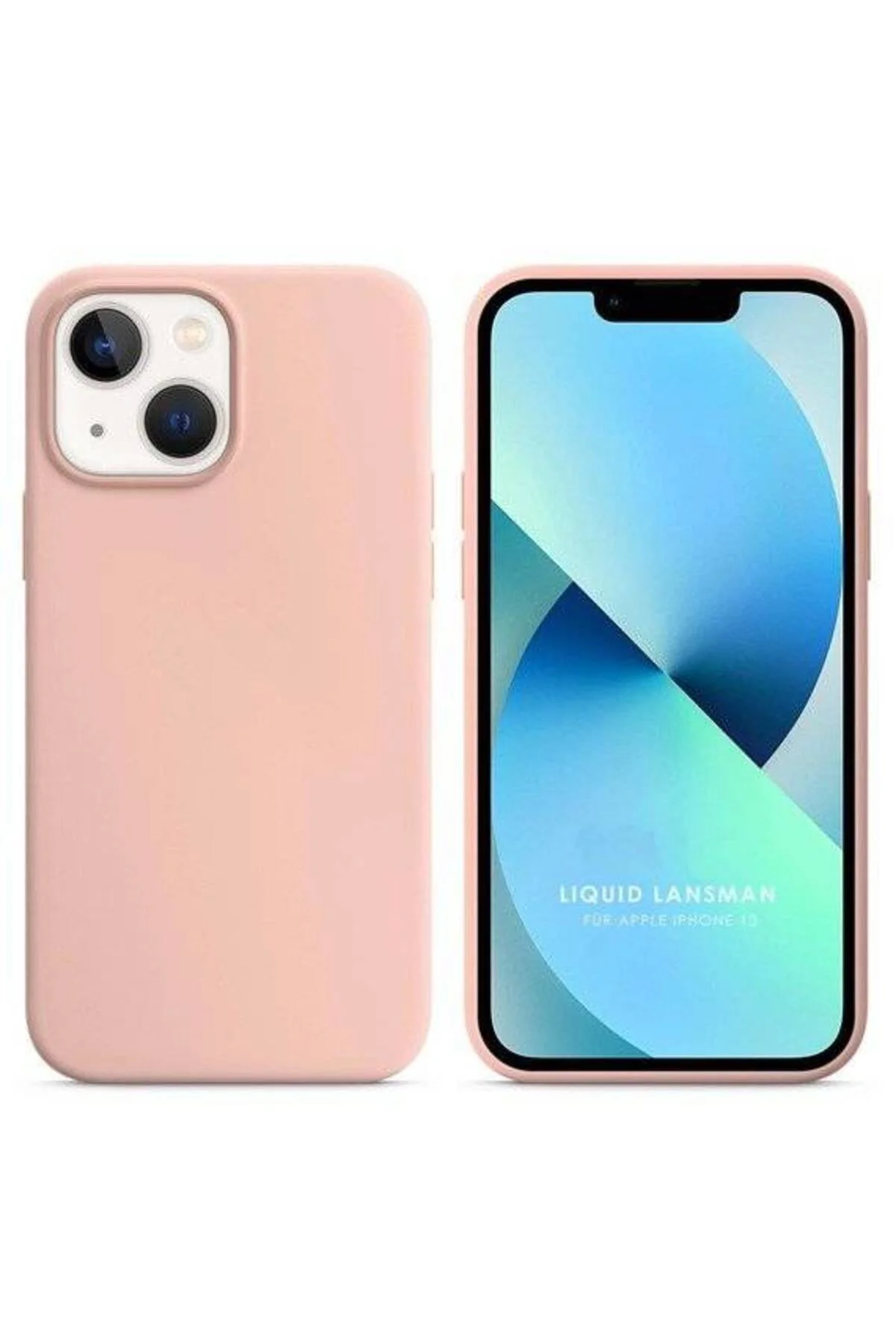 Apple iPhone 15 6.1'' Liquit Lansman Silikon Pudra
