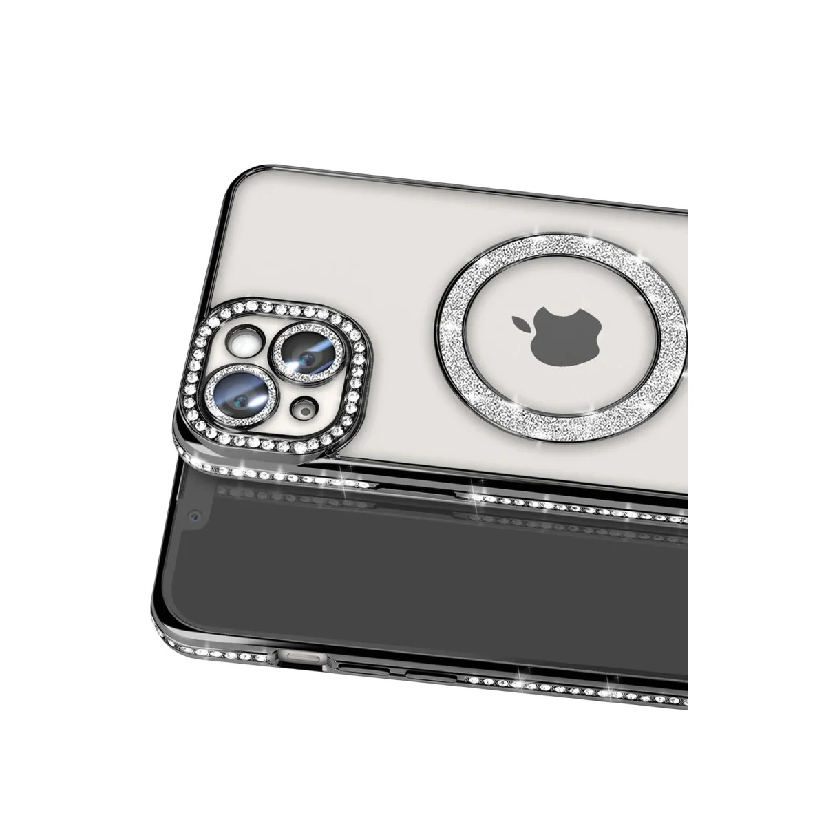 Apple İphone 15 Kılıf Joke Simli Magneticsafe Kılıf - Siyah Fiyatı, Yorumları ve Özellikleri