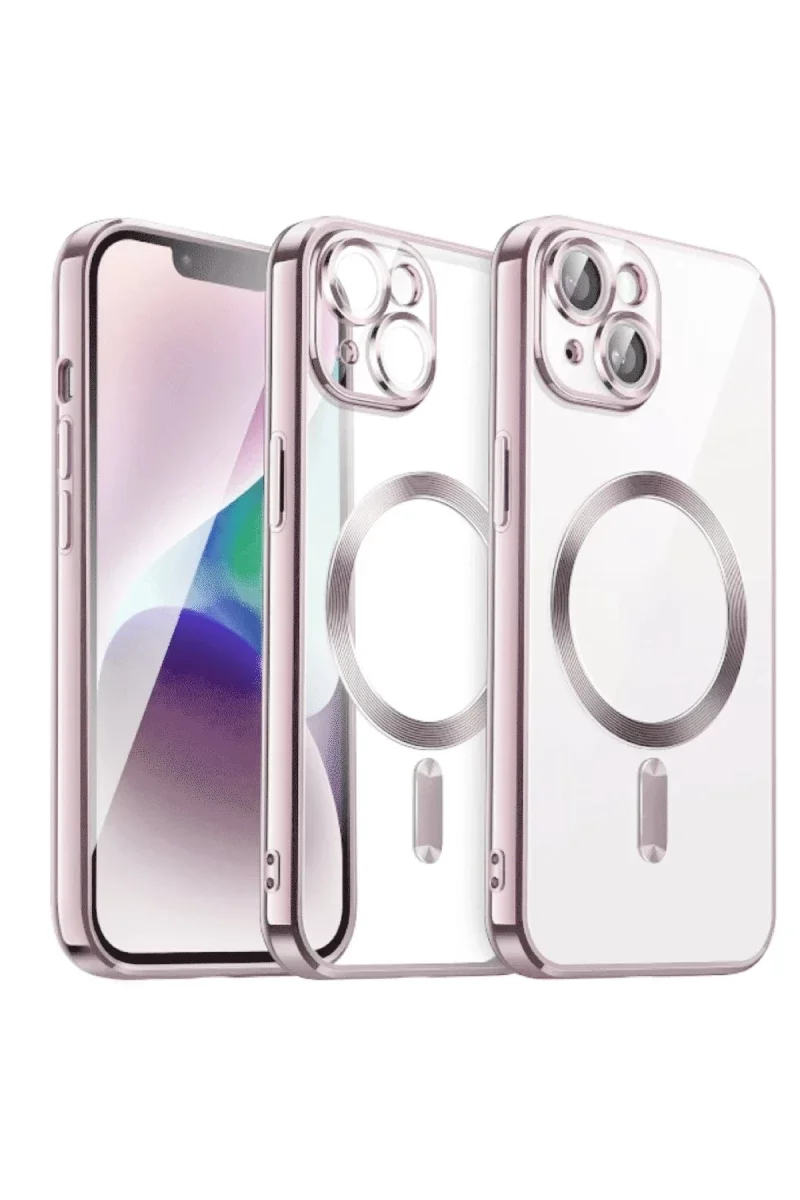 Apple iPhone 15 Kılıf Kross Magneticsafe Kapak - Rose Apple iPhone 15 Kılıf Kross Magneticsafe Kapak - Rose