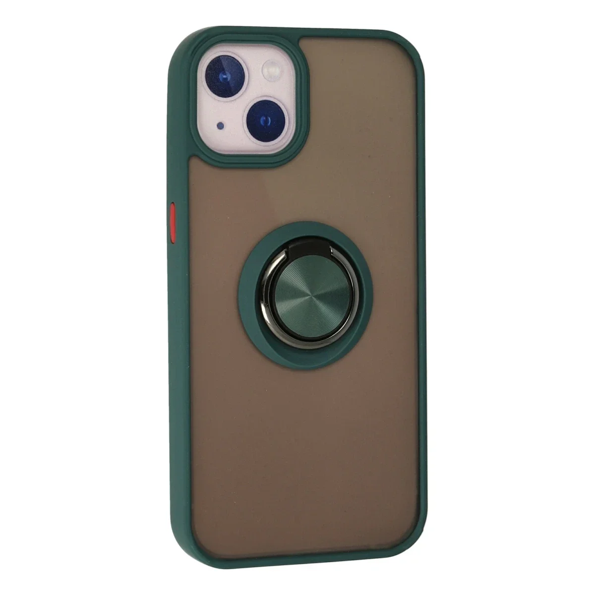 Apple iPhone 15 Kılıf Montreal Yüzüklü Silikon Kapak - Yeşil Apple iPhone 15 Kılıf Montreal Yüzüklü Silikon Kapak - Yeşil - Görsel 3
