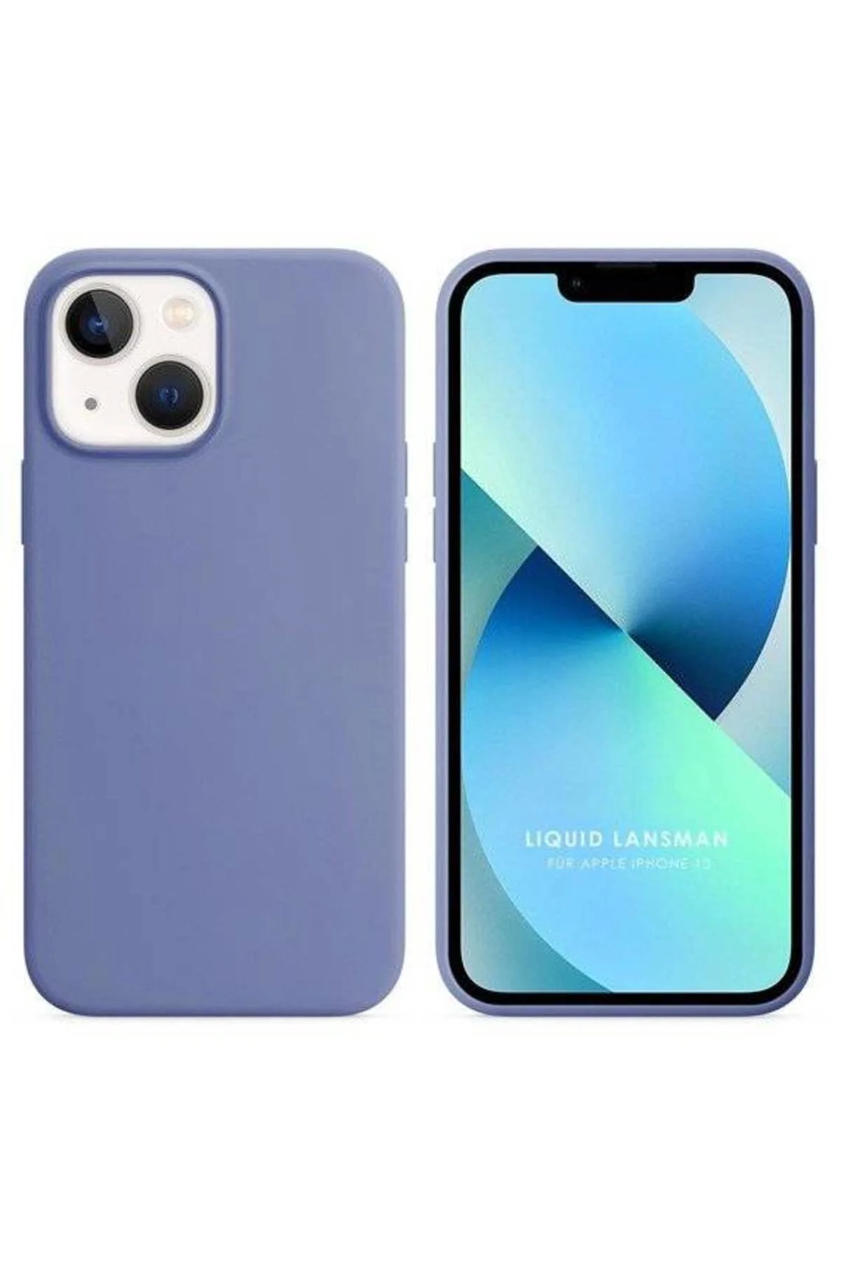 Apple iPhone 15 Plus 6.7'' Liquit Lansman Silikon Uzay Gri