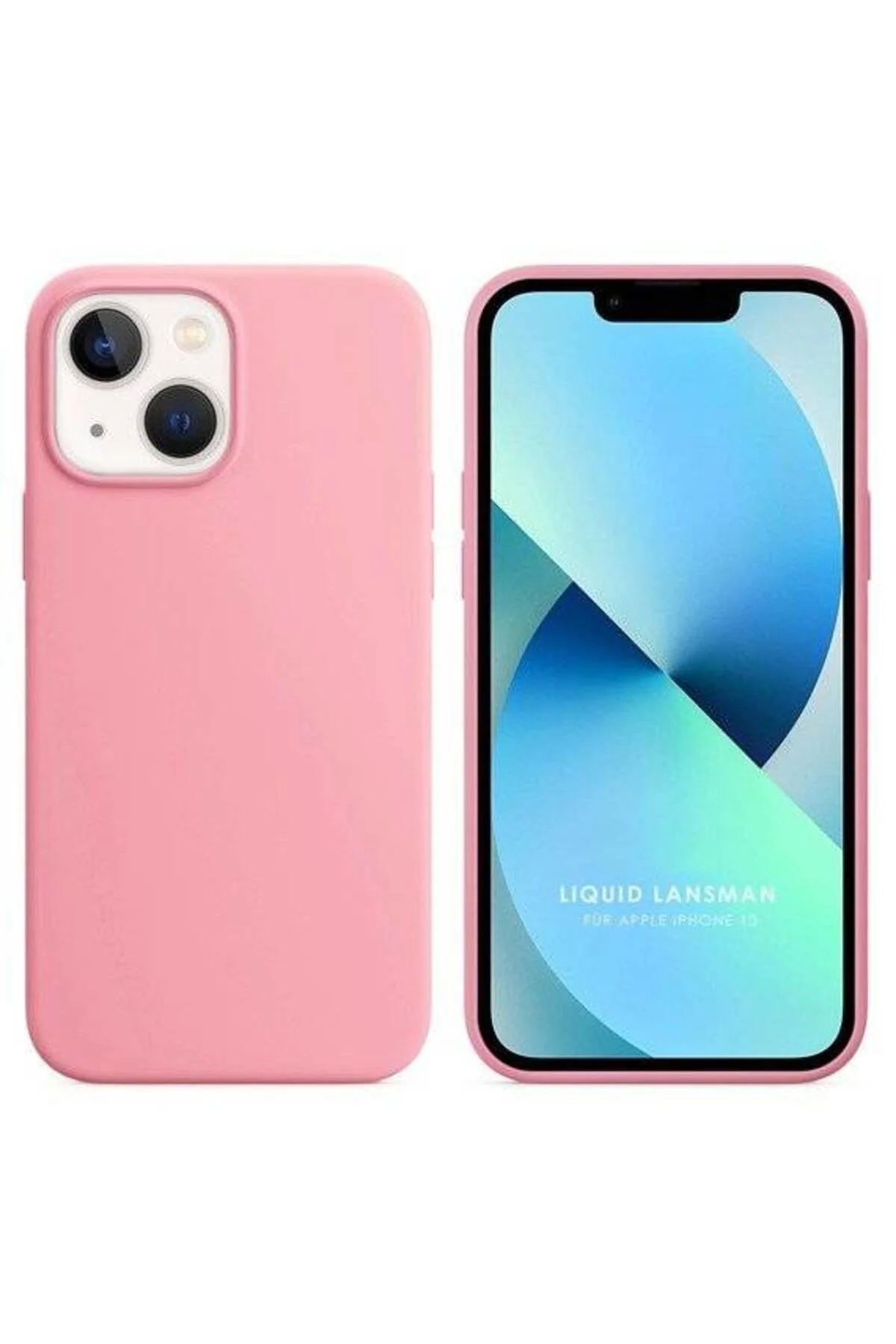 Apple iPhone 15 Plus 6.7'' Liquit Lansman Silikon Pembe