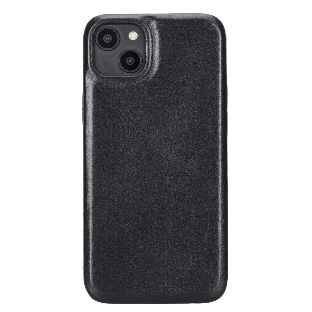 Apple iPhone 15 Plus Uyumlu Deri Arka Kapak ROCK RST1