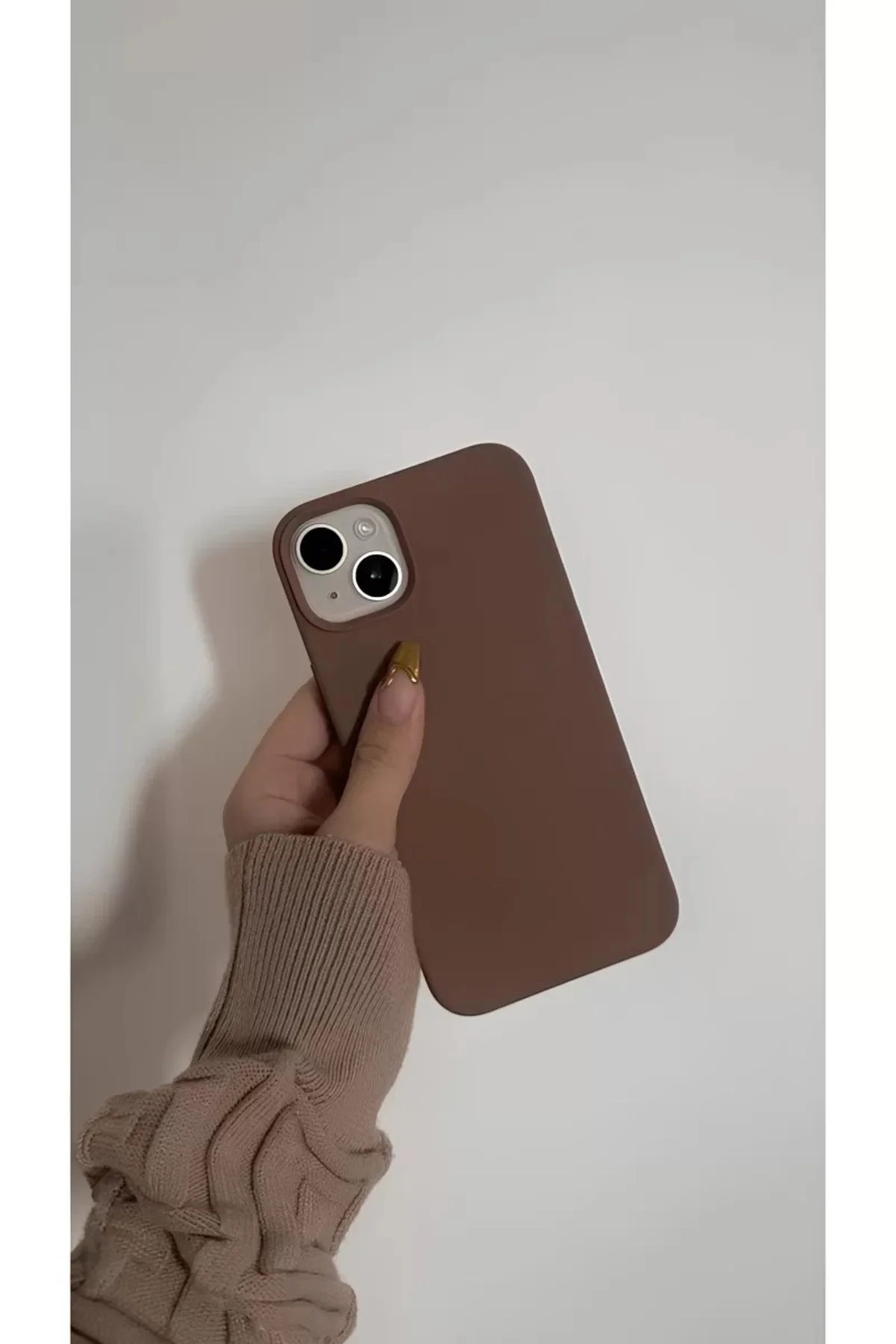Apple iPhone 15 Plus-14 Plus Liquid Lansman Silikon Kılıf Acı Kah