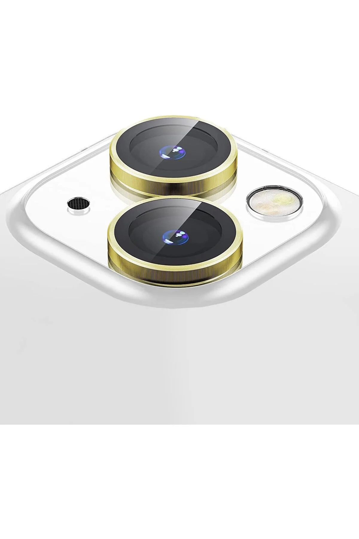 Apple Iphone 15 Plus Gerçek Cam Safir Lens Koruma Yeşil