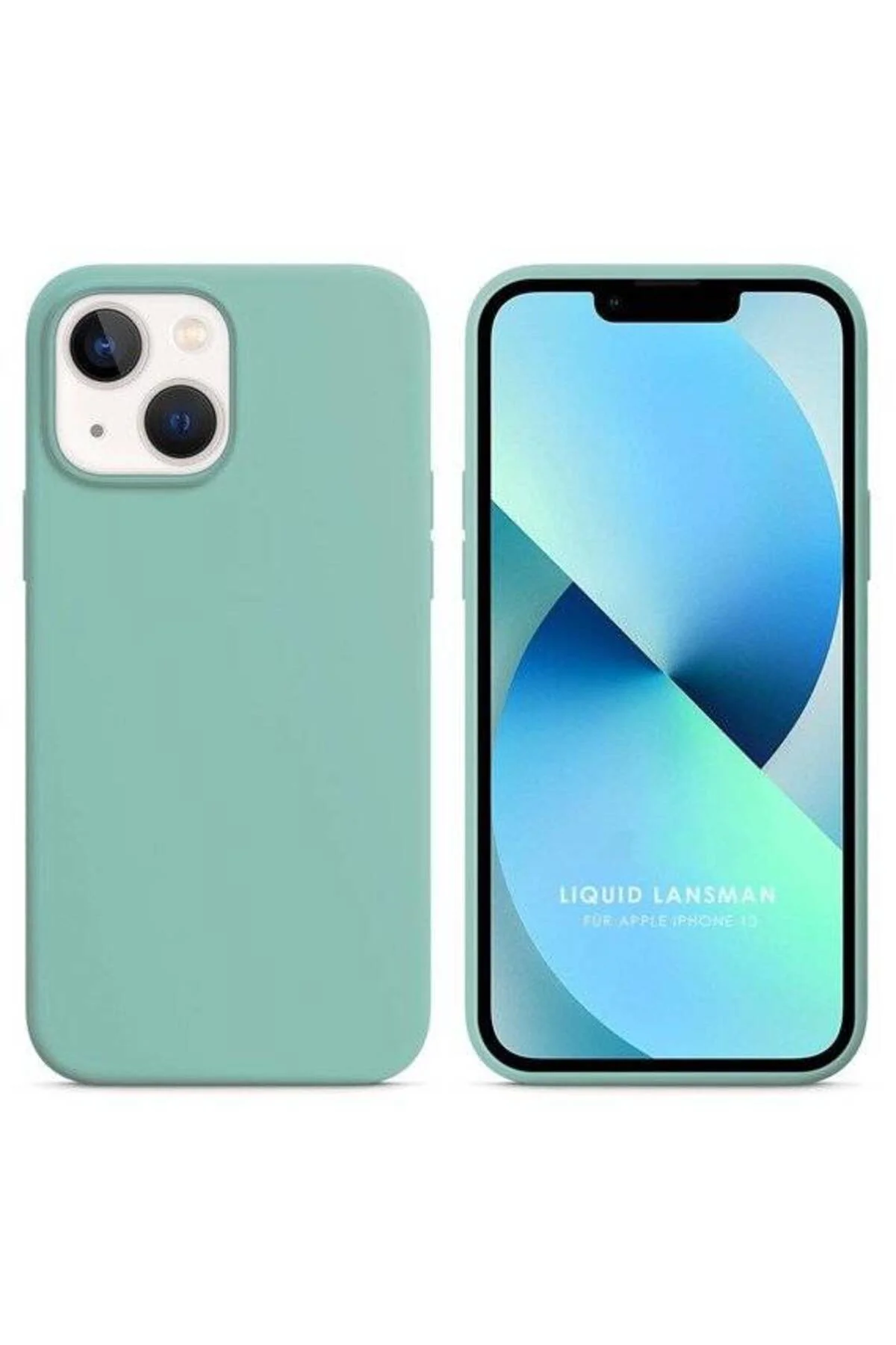 Apple iPhone 15 Plus 6.7'' Liquit Lansman Silikon Turkuaz