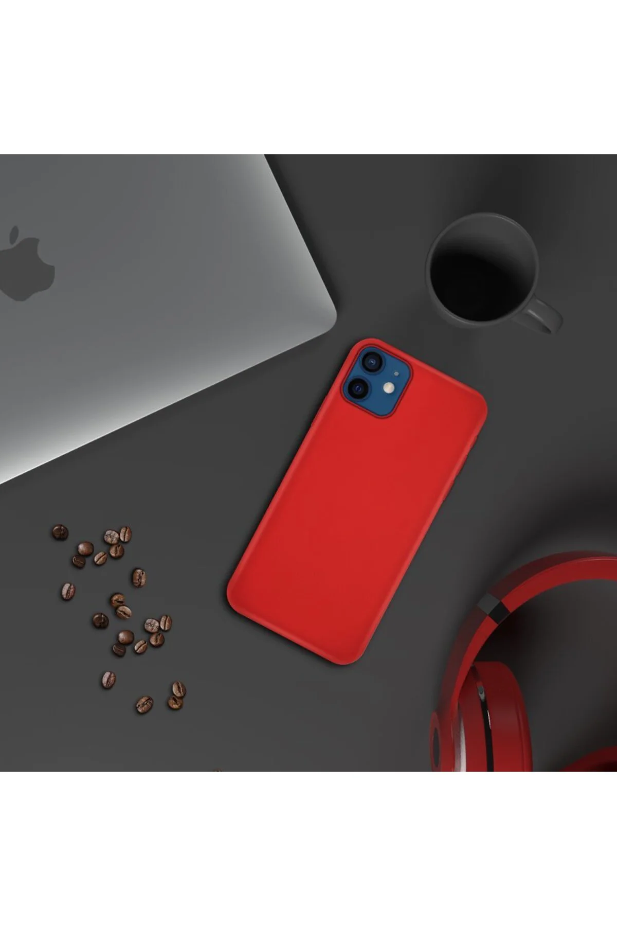 Apple iPhone 15 Plus 6.7'' İnce Mat Silikon Kılıf Kırmızı Fiyatı, Yorumları ve Özellikleri