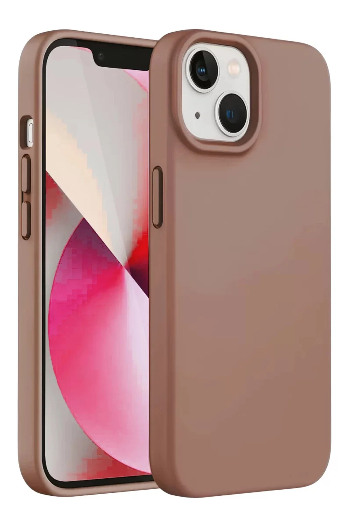 Apple iPhone 15 Plus-14 Plus Liquid Lansman Silikon Kılıf Acı Kah