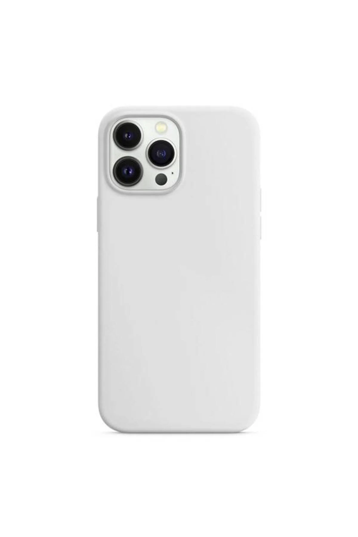 Apple iPhone 15 Pro 6.1'' Liquit Lansman Silikon Beyaz