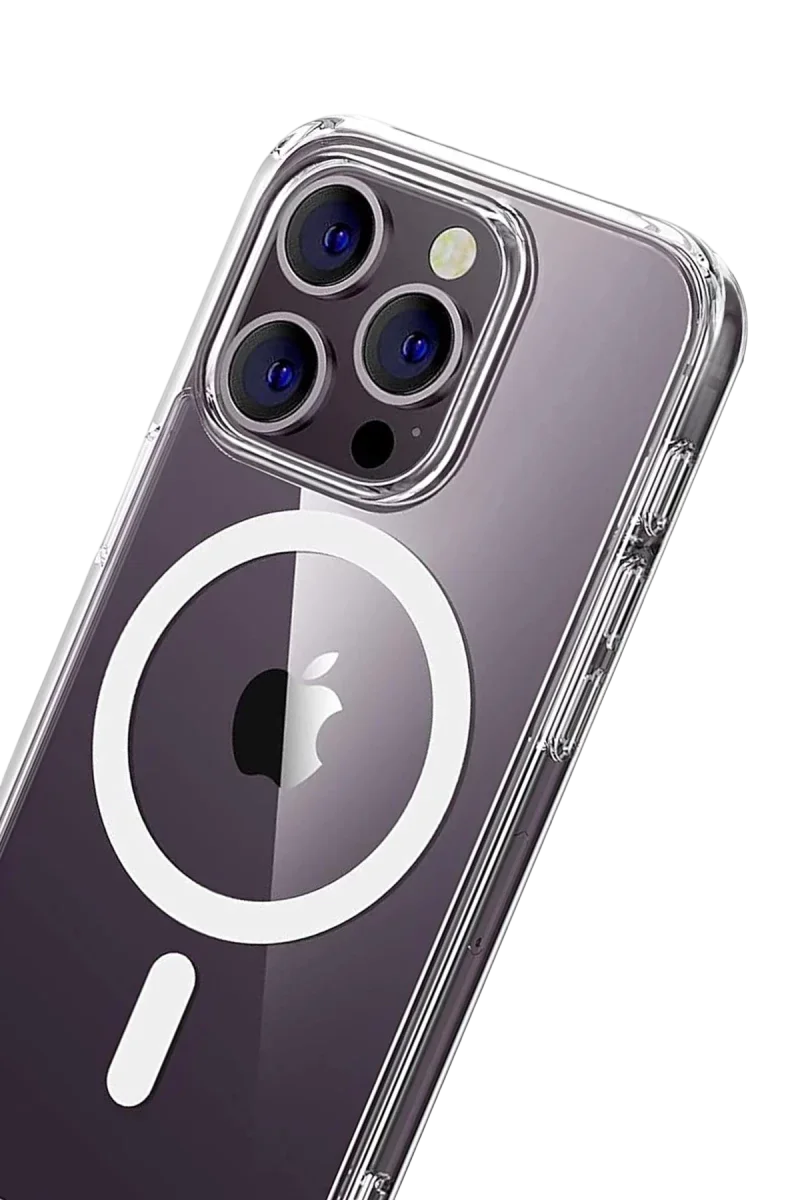 Apple iPhone 15 Pro Max Combo Sert Şeffaf Magsafe Kapak - Şeffaf Fiyatı, Yorumları ve Özellikleri
