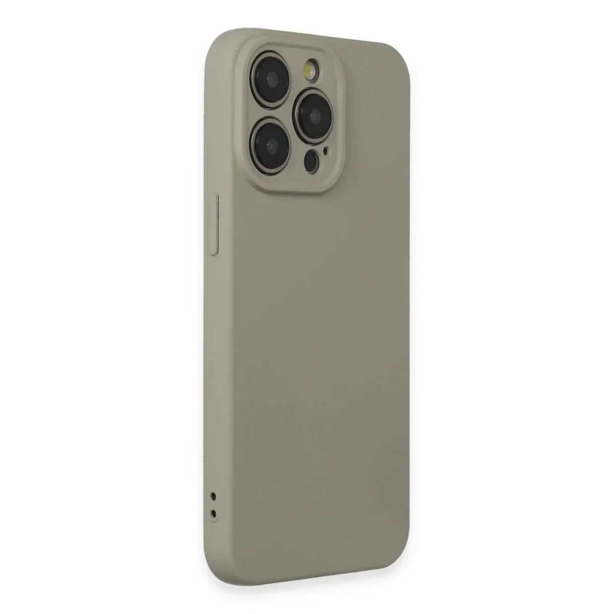 Apple iPhone 15 Pro Max Kılıf Nano içi Kadife Silikon - Beyaz Titanyum Apple iPhone 15 Pro Max Kılıf Nano içi Kadife Silikon - Beyaz Titanyum - Görsel 2