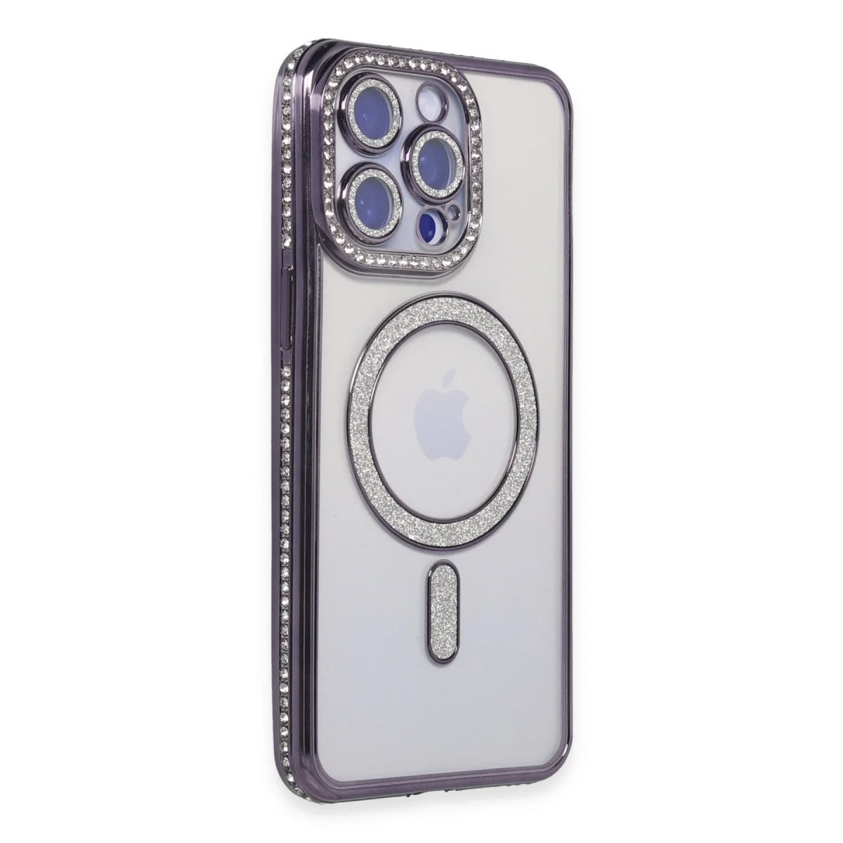 Apple İphone 15 Pro Max Kılıf Joke Simli Magneticsafe Kılıf - Derin Mor Fiyatı, Yorumları ve Özellikleri
