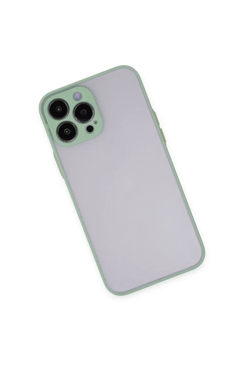 Apple iPhone 15 Pro Max Kılıf Montreal Silikon Kapak - Açık Yeşil Apple iPhone 15 Pro Max Kılıf Montreal Silikon Kapak - Açık Yeşil