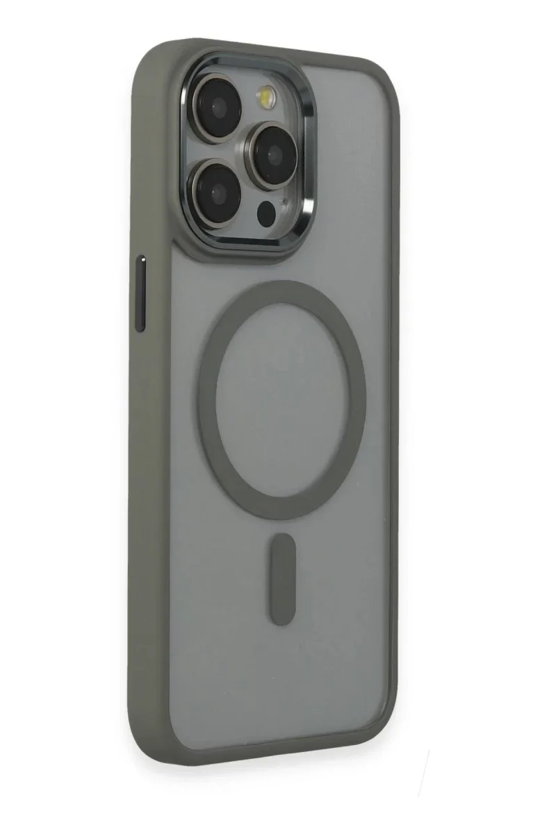 Apple iPhone 15 Pro Max Kılıf Room Magneticsafe Silikon - Gri Fiyatı, Yorumları ve Özellikleri