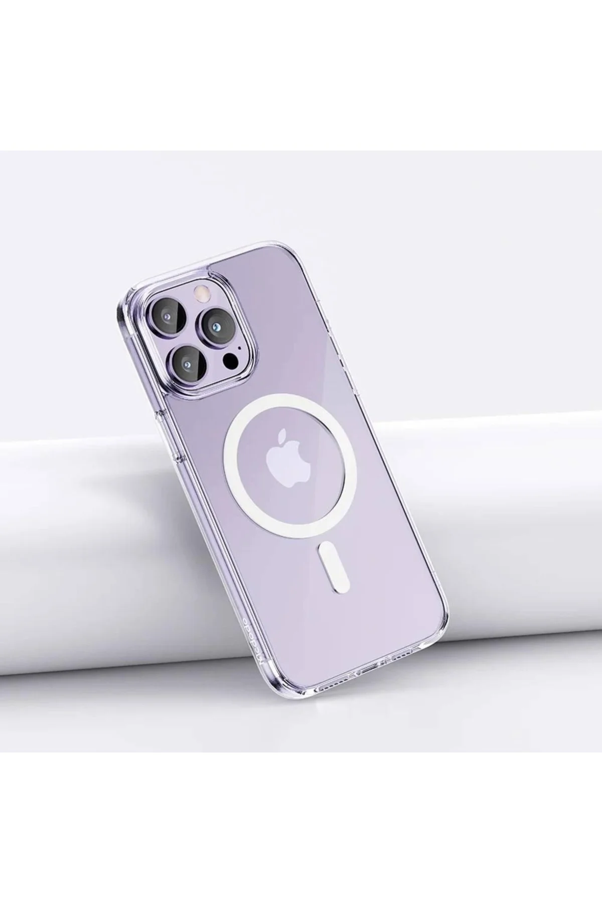 Apple İphone 15 Pro Uyumlu Magsafe Şeffaf Kılıf