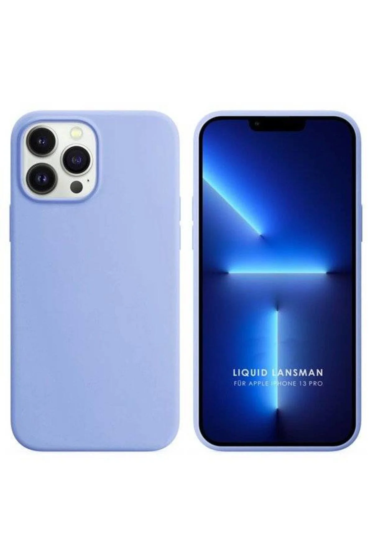 Apple iPhone 15 Pro Max 6.7'' Liquit Lansman Silikon Açık Mavi