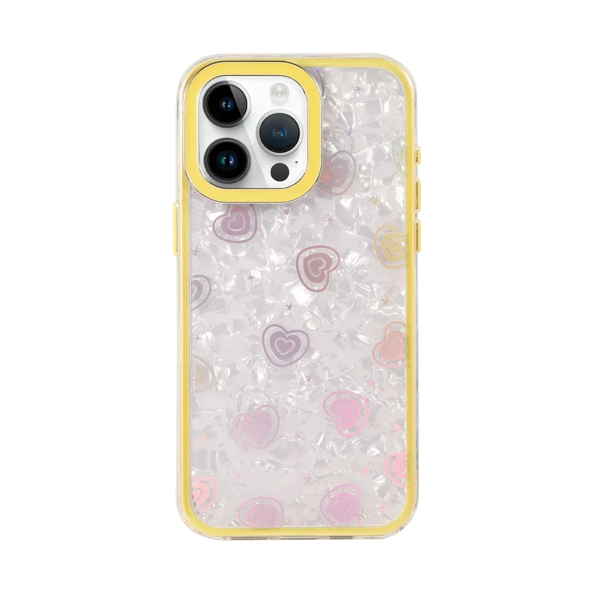 Apple iPhone 15 Pro Max Lumi Desenli Kapak - Sarı Apple iPhone 15 Pro Max Lumi Desenli Kapak - Sarı - Görsel 3