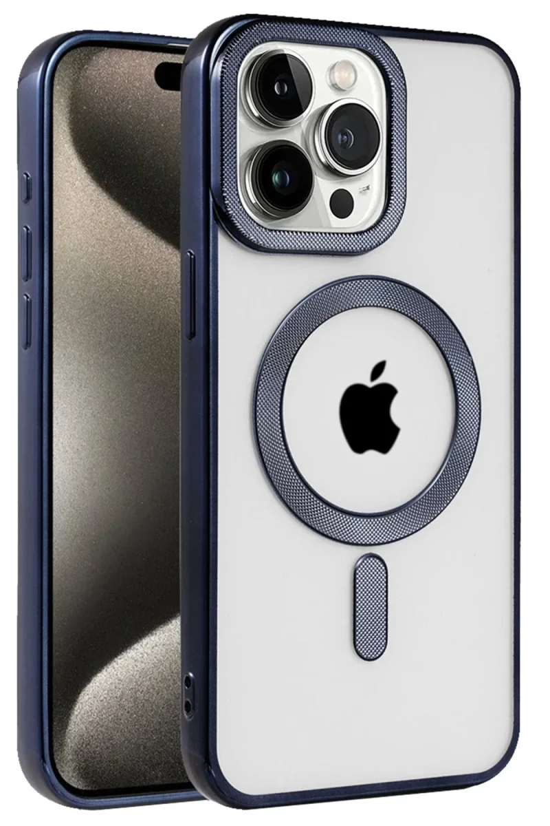 Apple iPhone 15 Pro Kılıf Kronos Magsafe Kapak - Lacivert Fiyatı, Yorumları ve Özellikleri