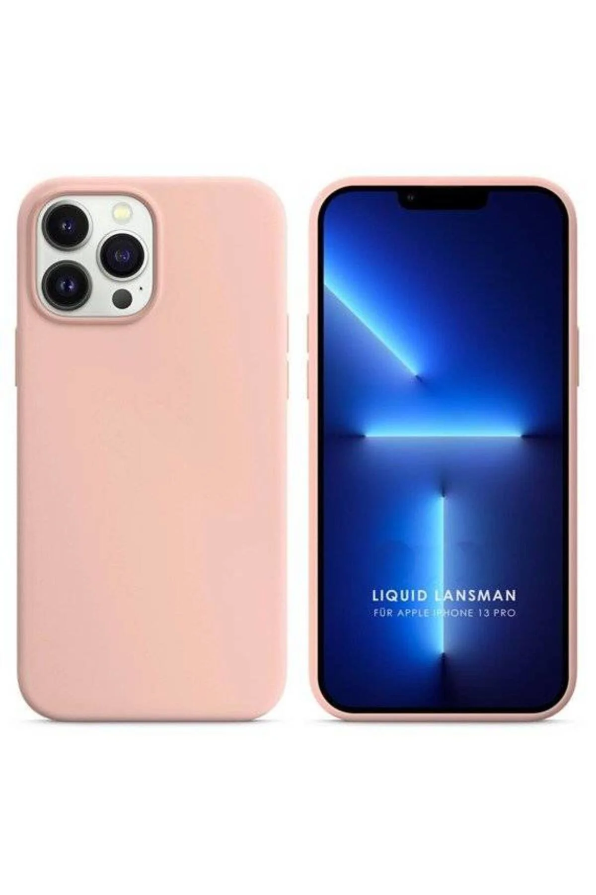 Apple iPhone 15 Pro Max 6.7'' Liquit Lansman Silikon Pudra