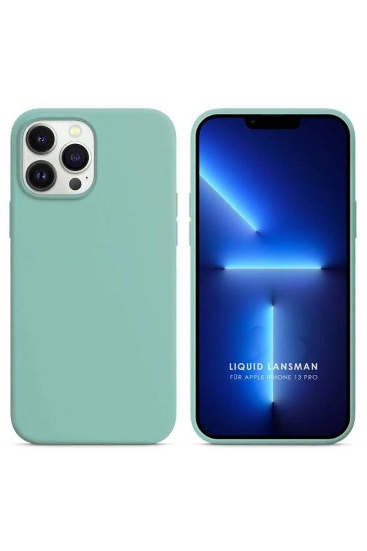 Apple iPhone 15 Pro 6.1'' Liquit Lansman Silikon Turkuaz