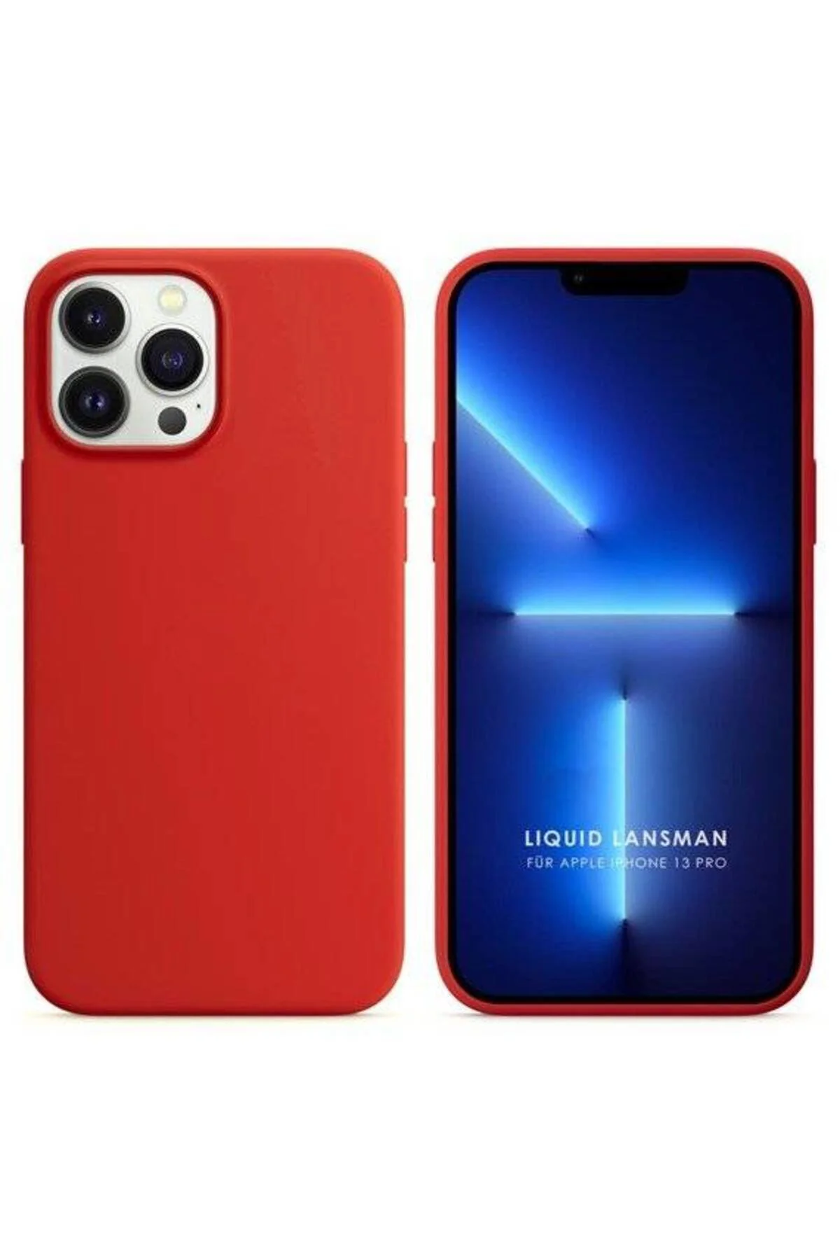 Apple iPhone 15 Pro 6.1'' Liquit Lansman Silikon Kırmızı