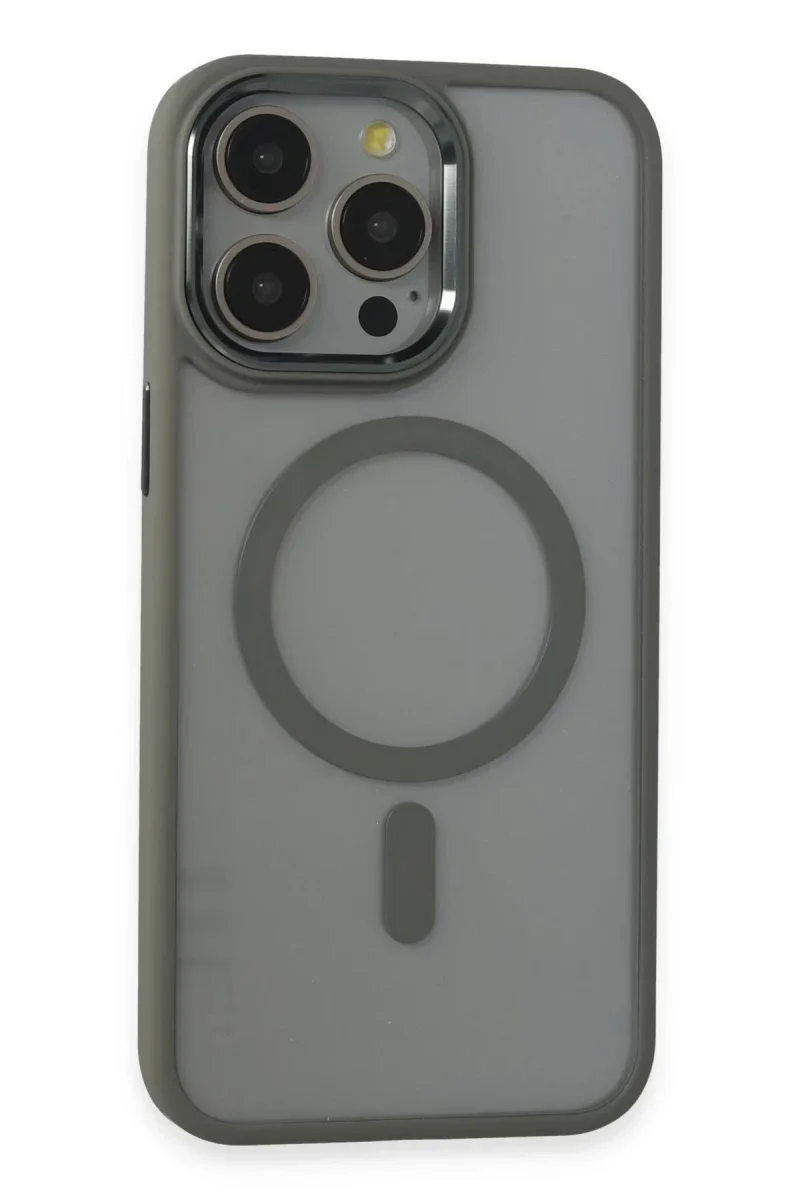 Apple iPhone 15 Pro Max Kılıf Room Magneticsafe Silikon - Gri Fiyatı, Yorumları ve Özellikleri