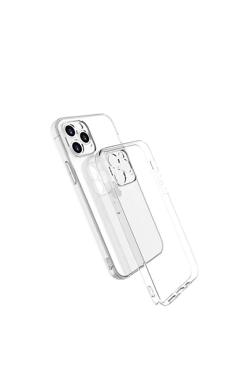 Apple iPhone 15 Pro Max Kılıf Lüx Şeffaf Silikon Apple iPhone 15 Pro Max Kılıf Lüx Şeffaf Silikon